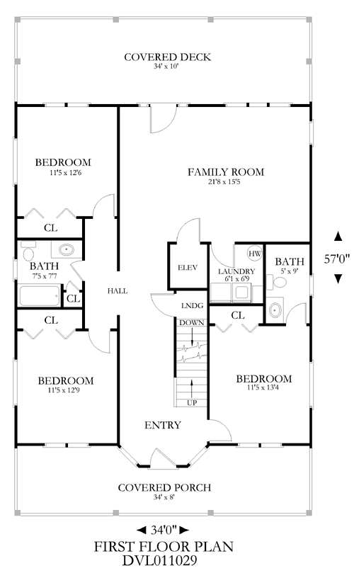 Floor Plans-DVL011029-Carolina Coastal Designs, Inc.