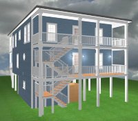 Coastal Home Under 2500 Sq.Ft.-BM041104
