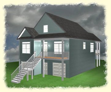 Coastal Home Under 2500 Sq.Ft.-EJD000120