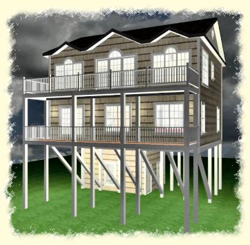 Beach House Under 2500 Sq.Ft.-GJH050214