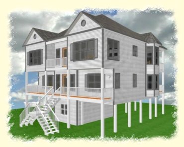 Coastal Home Over 2500 Sq.Ft.-SBS040308
