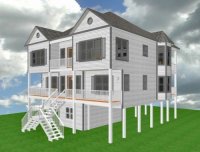 Coastal Home Over 2500 Sq.Ft.-SBS040308