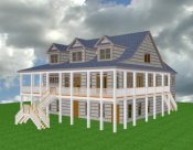 Coastal Home Over 2500 Sq.Ft.-JDM040104