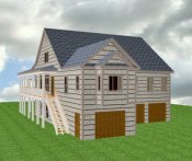 Coastal Home Over 2500 Sq.Ft.-JDM040104