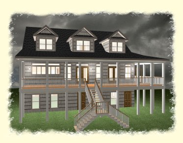Coastal Home Over 2500 Sq.Ft.-JDM040104