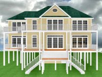 Coastal Home Under 2500 Sq.Ft.-HA000722