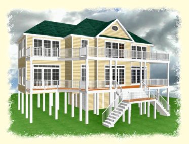 Coastal Home Under 2500 Sq.Ft.-HA000722