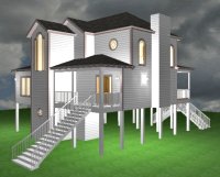 Coastal Home Under 2500 Sq.Ft.-ICF030118